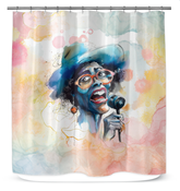 Cello's Crystal Clear Cascades Shower Curtain